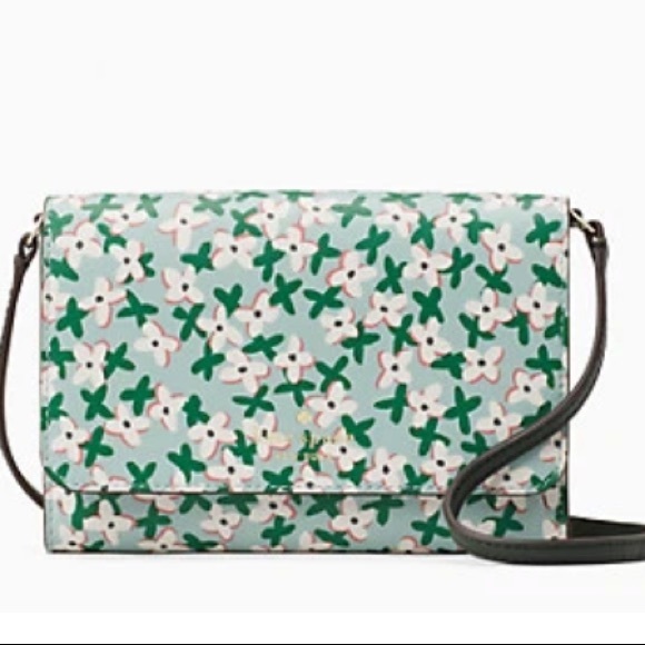 kate spade | Bags | Kate Spade Dana Wallet On String In Aphrodite Green  Multi | Poshmark